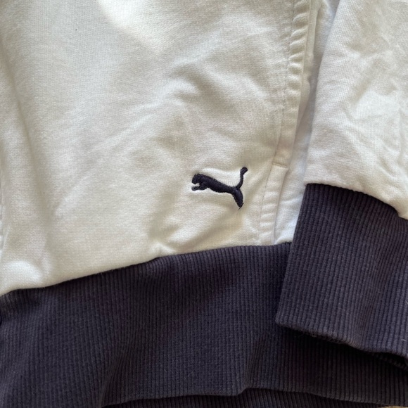 Vintage PUMA Logo Athletic Style Zip Up Sweater - Picture 2 of 4